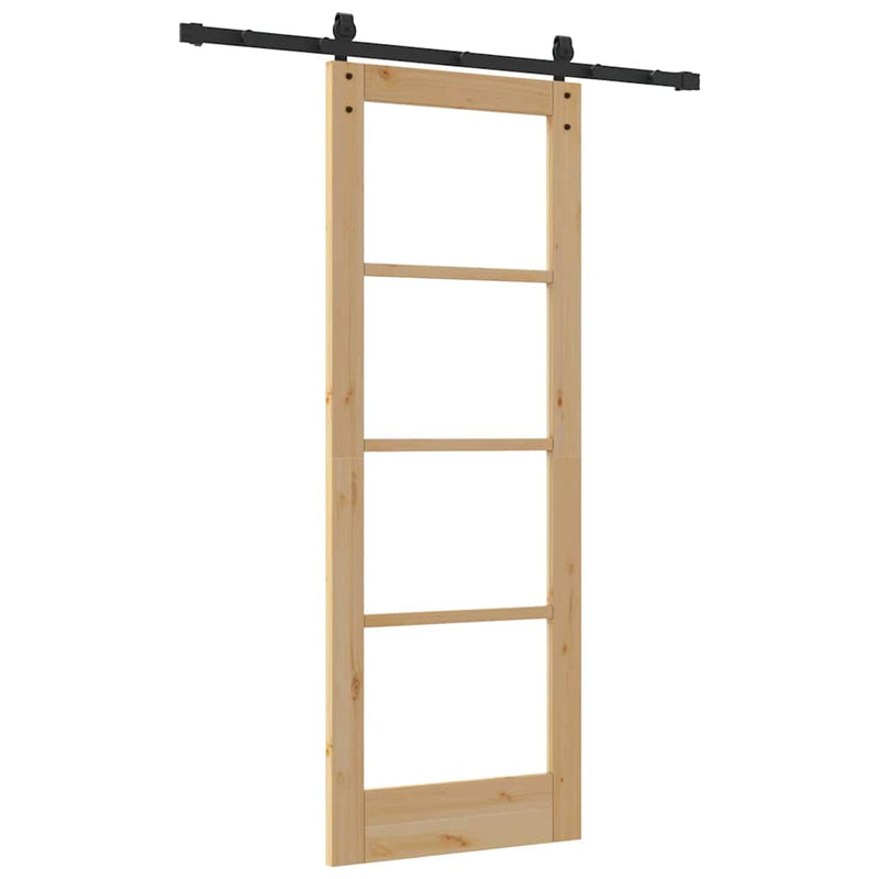 vidaXL Csúszó ajtó Egyéb ORKDAL Barna 73.5 x 198.5 cm