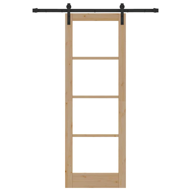 vidaXL Csúszó ajtó Egyéb ORKDAL Barna 73.5 x 211 cm