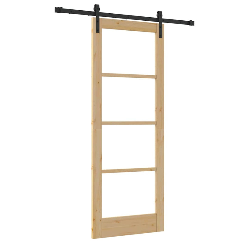 vidaXL Csúszó ajtó Egyéb ORKDAL Barna 78 x 202 cm