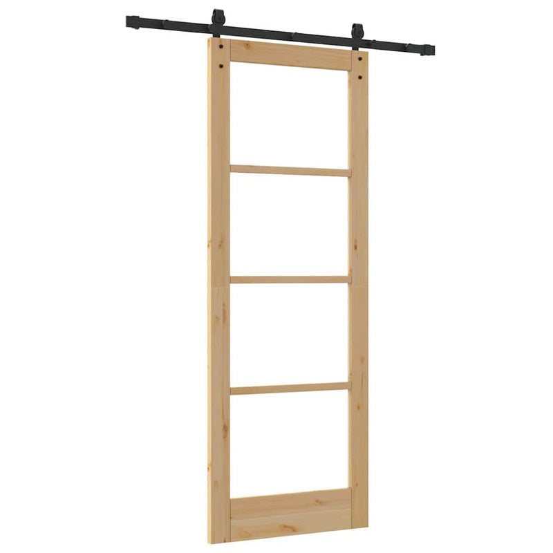 vidaXL Csúszó ajtó Egyéb ORKDAL Barna 78 x 211 cm
