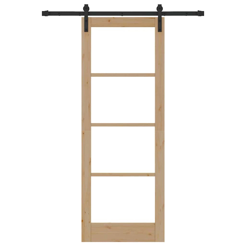vidaXL Csúszó ajtó Egyéb ORKDAL Barna 78 x 211 cm