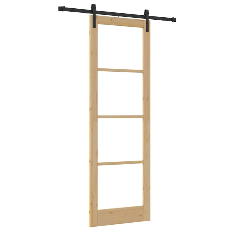 vidaXL Csúszó ajtó Egyéb ORKDAL Barna 78 x 232 cm