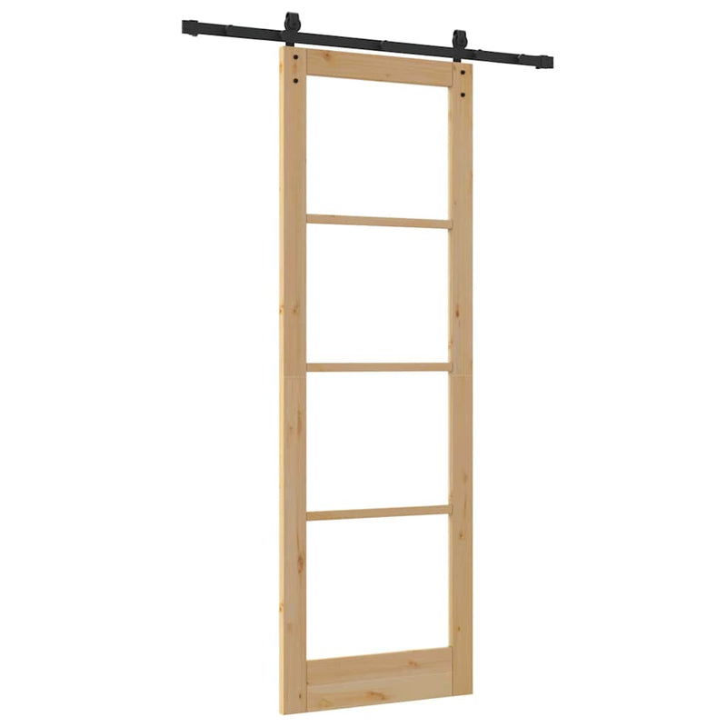 vidaXL Csúszó ajtó Egyéb ORKDAL Barna 78 x 232 cm
