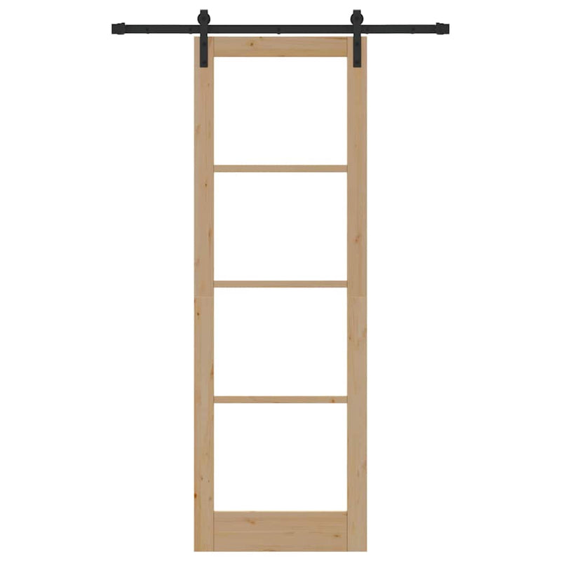 vidaXL Csúszó ajtó Egyéb ORKDAL Barna 78 x 232 cm