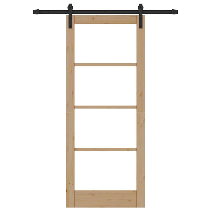 vidaXL Csúszó ajtó Egyéb ORKDAL Barna 83 x 202 cm