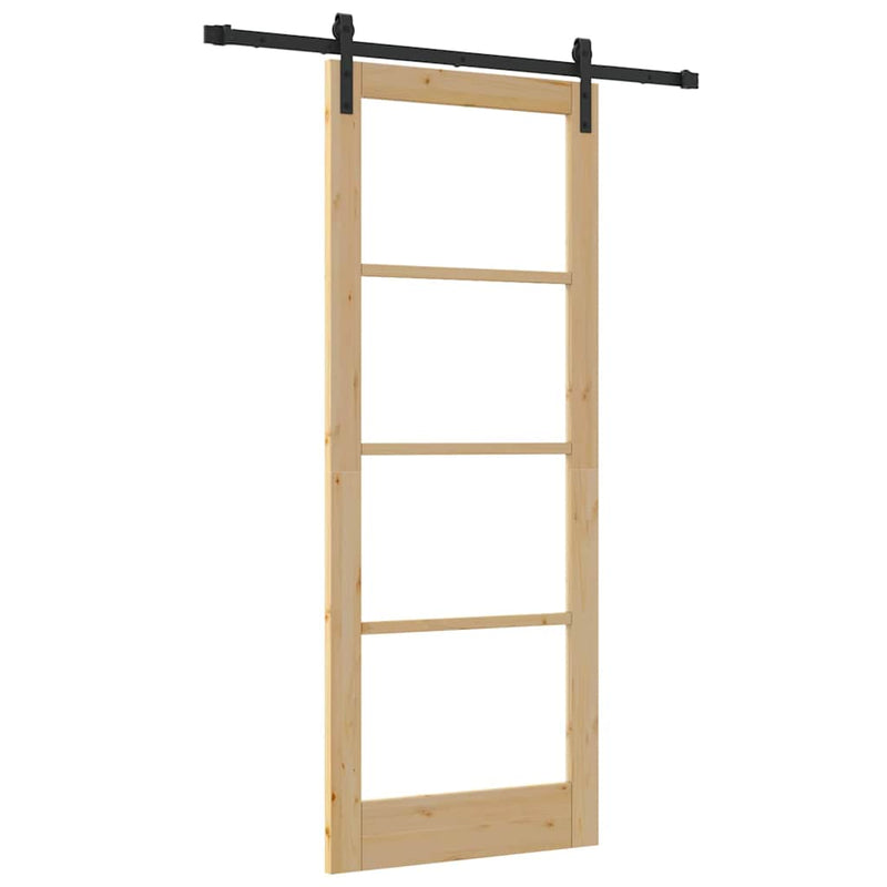vidaXL Csúszó ajtó Egyéb ORKDAL Barna 83 x 211 cm