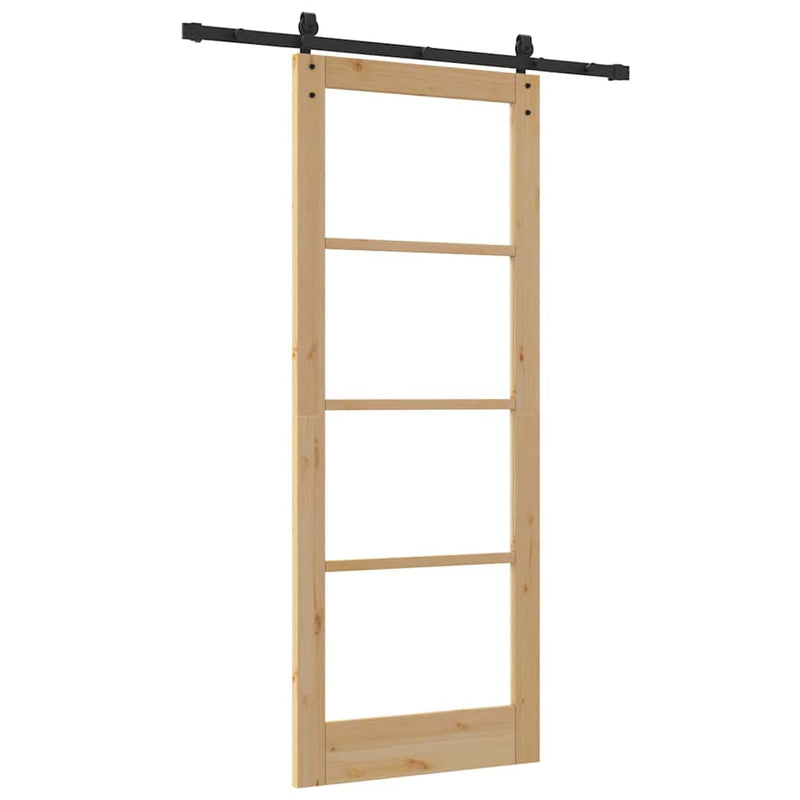 vidaXL Csúszó ajtó Egyéb ORKDAL Barna 83 x 211 cm