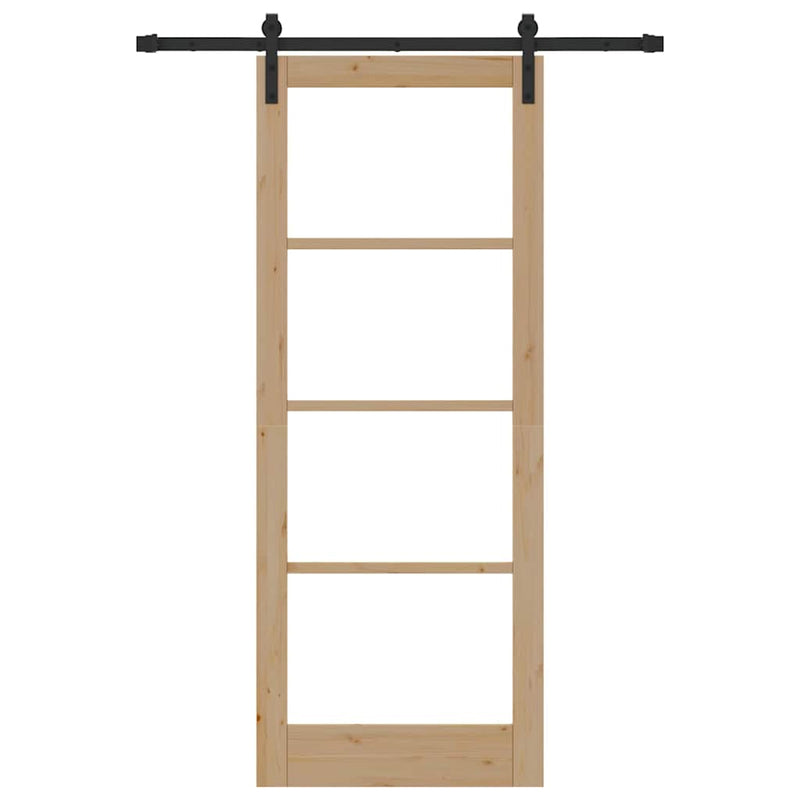 vidaXL Csúszó ajtó Egyéb ORKDAL Barna 83 x 211 cm