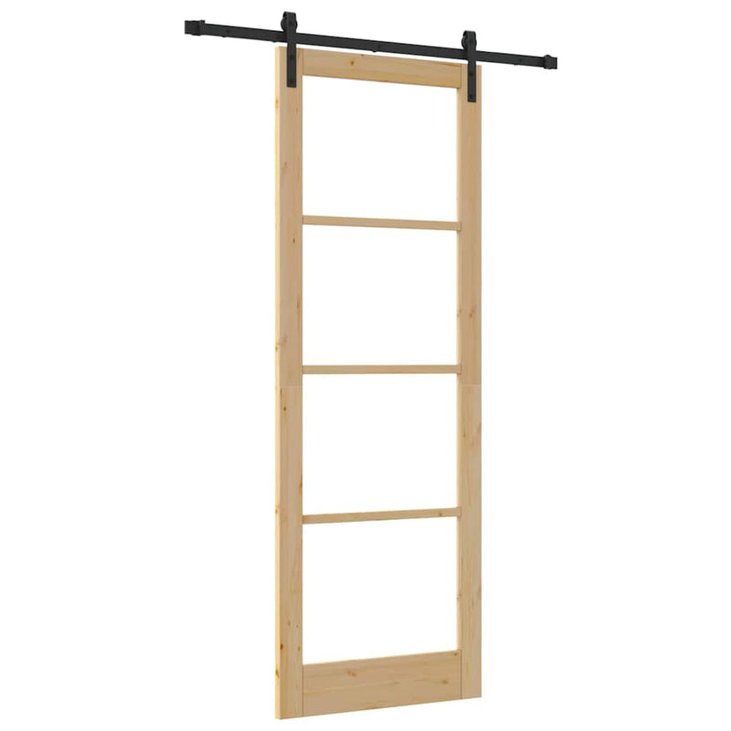 vidaXL Csúszó ajtó Egyéb ORKDAL Barna 83 x 232 cm