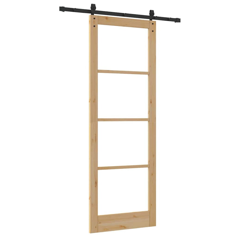 vidaXL Csúszó ajtó Egyéb ORKDAL Barna 83 x 232 cm