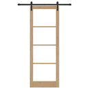 vidaXL Csúszó ajtó ORKDAL Természetes 83 x 232 cm