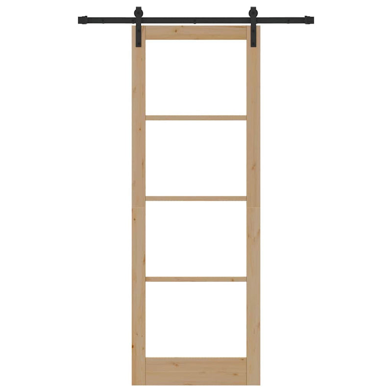 vidaXL Csúszó ajtó Egyéb ORKDAL Barna 83 x 232 cm