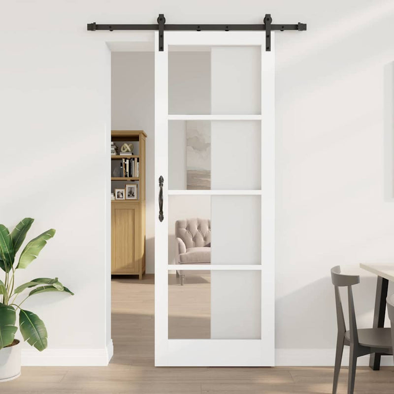 vidaXL Csúszó ajtó Egyéb ORKDAL Fehér 83 x 232 cm
