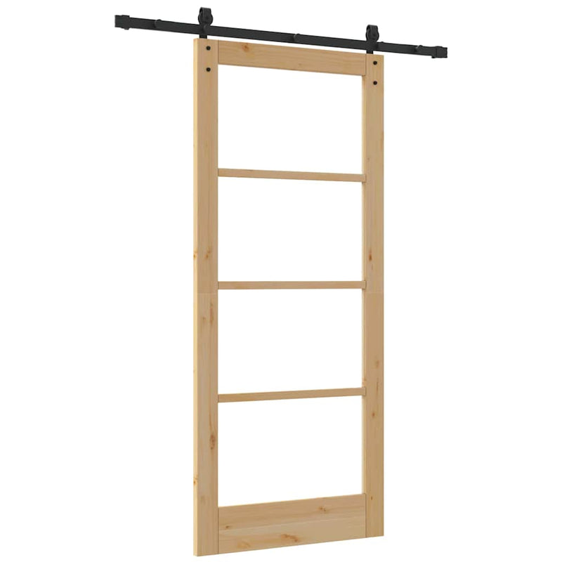 vidaXL Csúszó ajtó Egyéb ORKDAL Barna 86 x 198.5 cm