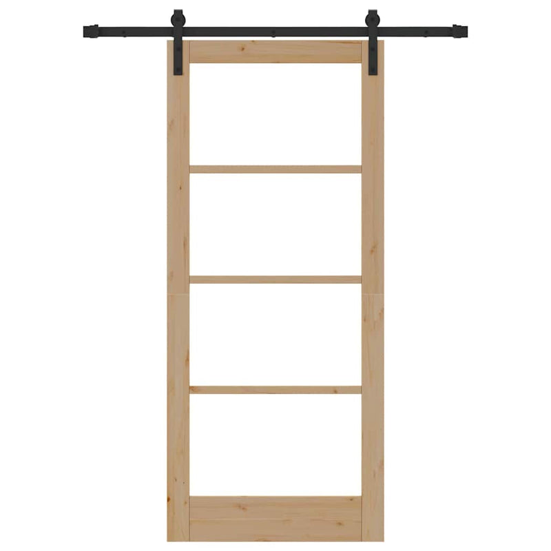 vidaXL Csúszó ajtó Egyéb ORKDAL Barna 86 x 198.5 cm