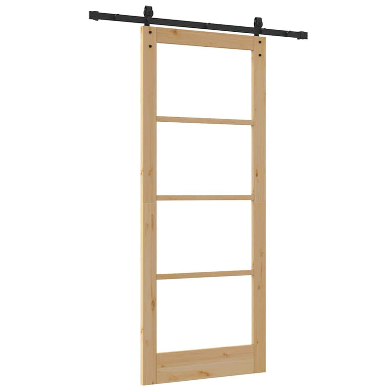 vidaXL Csúszó ajtó Egyéb ORKDAL Barna 86 x 211 cm