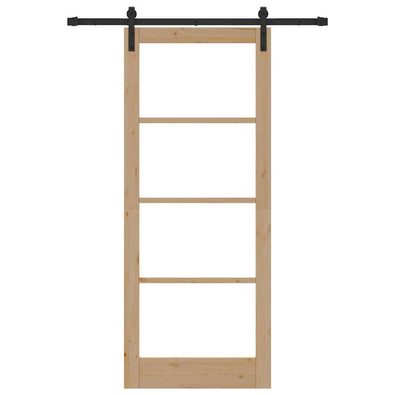 vidaXL Csúszó ajtó Egyéb ORKDAL Barna 86 x 211 cm