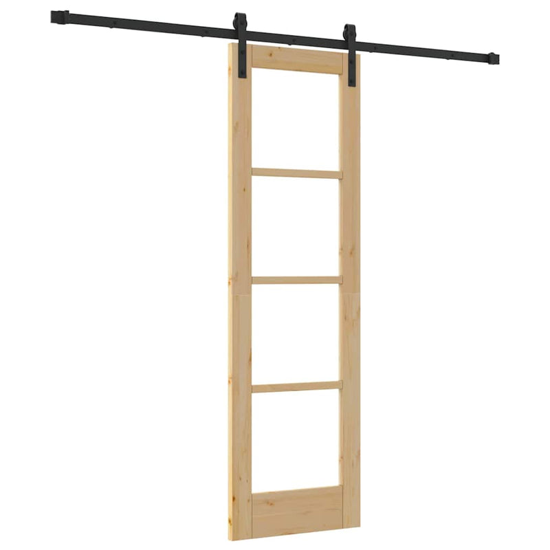 vidaXL Csúszó ajtó Egyéb ORKDAL Barna 61 x 198.5 cm