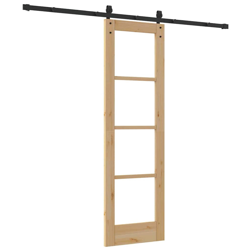 vidaXL Csúszó ajtó Egyéb ORKDAL Barna 61 x 198.5 cm