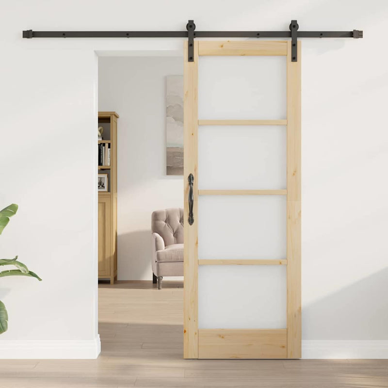 vidaXL Csúszó ajtó Egyéb ORKDAL Barna 73.5 x 198.5 cm