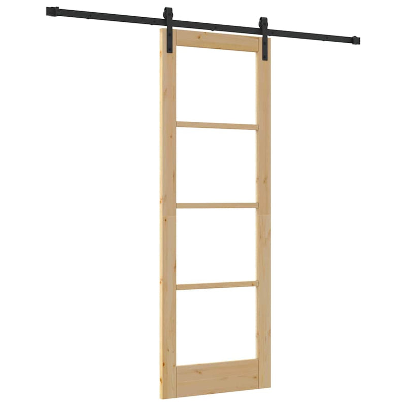 vidaXL Csúszó ajtó Egyéb ORKDAL Barna 73.5 x 211 cm