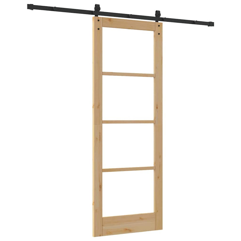 vidaXL Csúszó ajtó Egyéb ORKDAL Barna 78 x 211 cm
