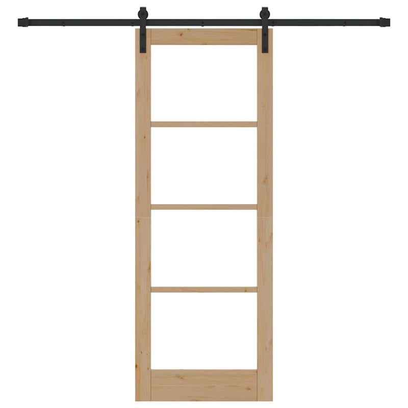 vidaXL Csúszó ajtó Egyéb ORKDAL Barna 78 x 211 cm
