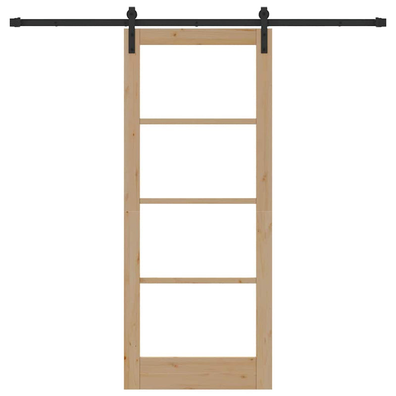 vidaXL Csúszó ajtó Egyéb ORKDAL Barna 83 x 202 cm