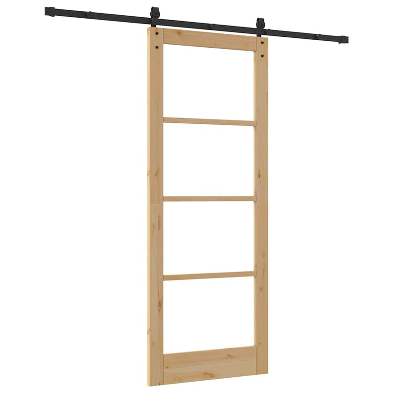 vidaXL Csúszó ajtó Egyéb ORKDAL Barna 83 x 211 cm