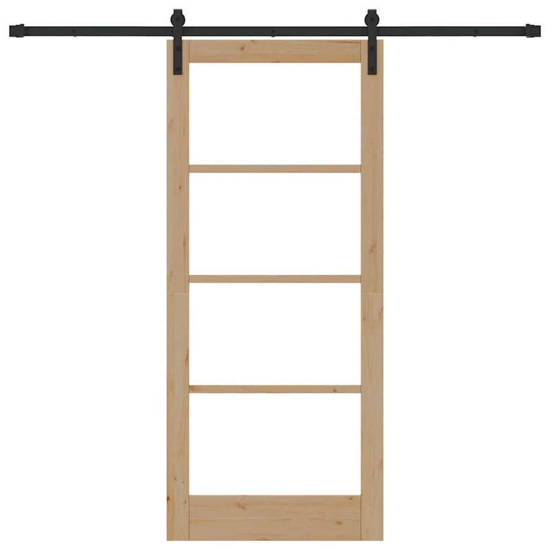 vidaXL Csúszó ajtó Egyéb ORKDAL Barna 86 x 198.5 cm