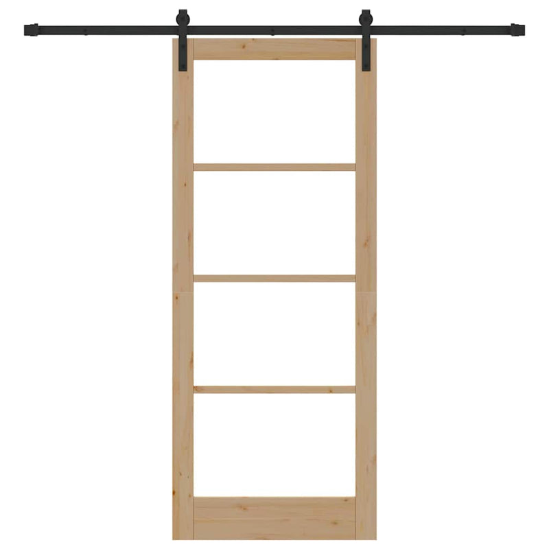 vidaXL Csúszó ajtó Egyéb ORKDAL Barna 86 x 211 cm
