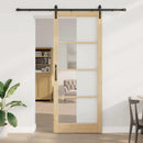 vidaXL Csúszó ajtó Egyéb ORKDAL Barna 93 x 232 cm