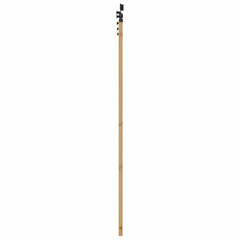 vidaXL Csúszóajtó ORKDAL Barna 61 x 198.5 cm Fa és fém