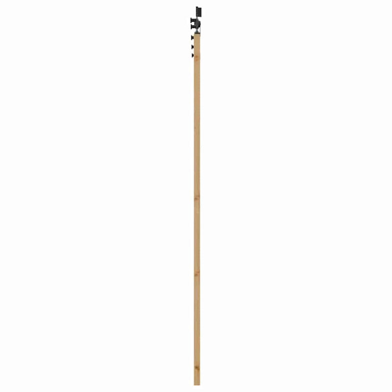 vidaXL Csúszóajtó ORKDAL Barna 73.5 x 211 cm Fa és fém