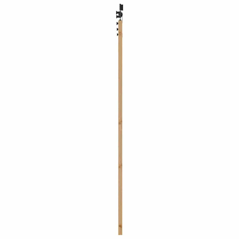 vidaXL Csúszóajtó ORKDAL Barna 78 x 202 cm Fa és fém