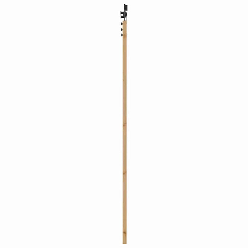vidaXL Csúszóajtó ORKDAL Barna 83 x 211 cm Fa és fém