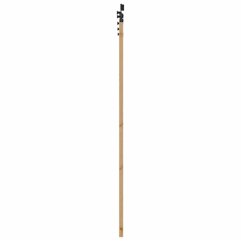 vidaXL Csúszóajtó ORKDAL Barna 73.5 x 198.5 cm Fa és fém