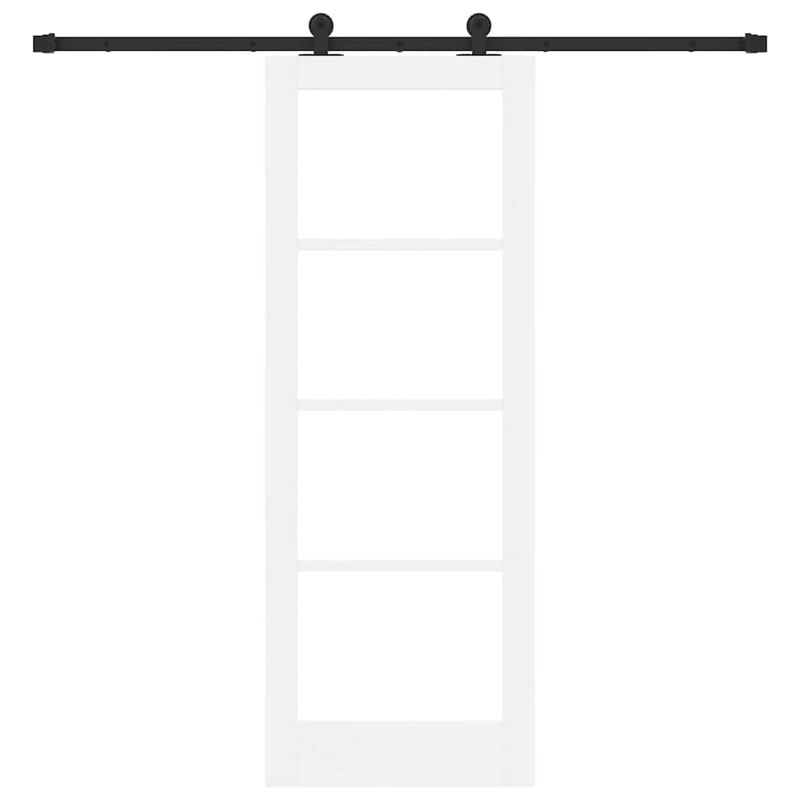 vidaXL Csúszóajtó ORKDAL Fehér 73.5 x 198.5 cm Fa és fém