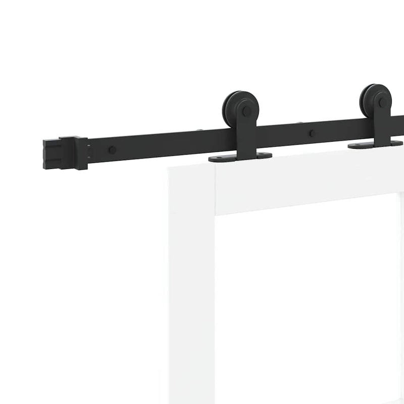 vidaXL Csúszóajtó ORKDAL Fehér 73.5 x 211 cm Fa és fém
