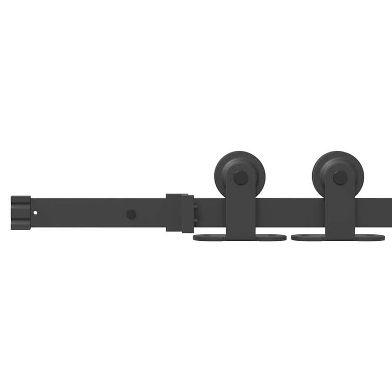 vidaXL Csúszóajtó ORKDAL Barna 78 x 211 cm Fa és fém