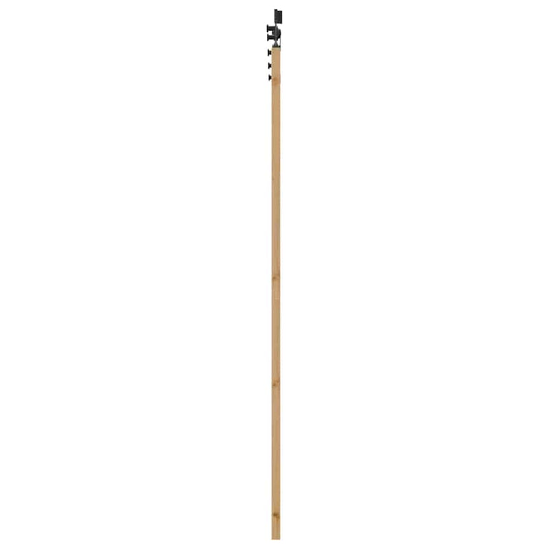 vidaXL Csúszóajtó ORKDAL Barna 78 x 211 cm Fa és fém