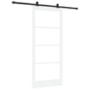 vidaXL Csúszó ajtó ORKDAL Fehér és fekete 93 x 211 cm