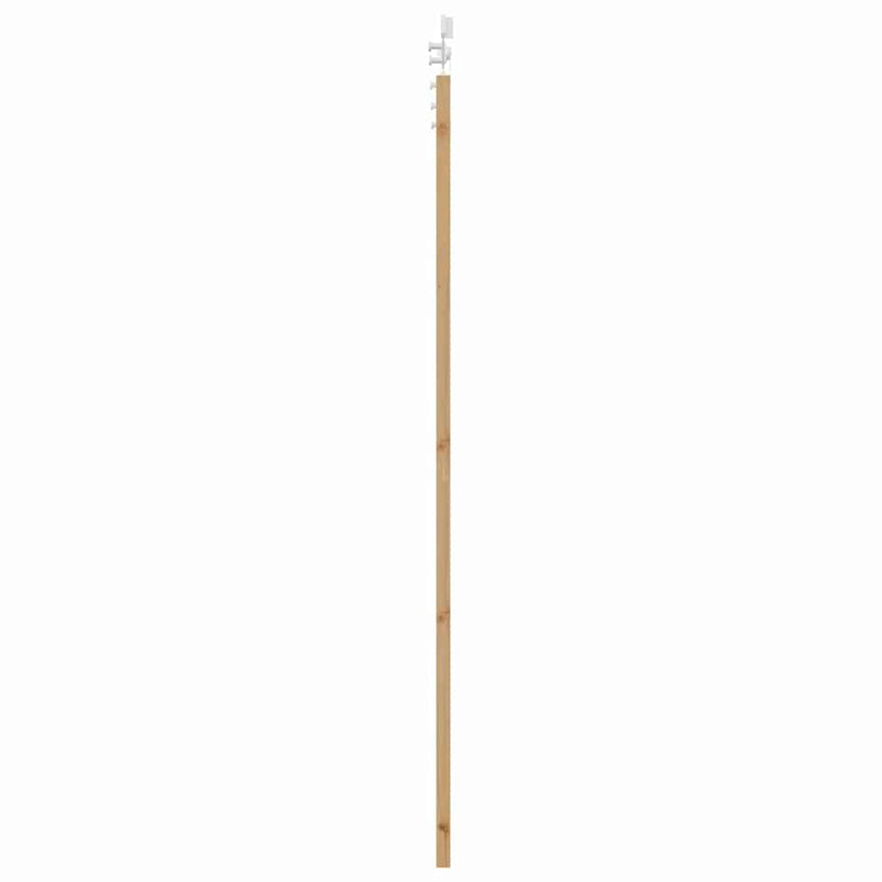 vidaXL Csúszóajtó ORKDAL Barna 78 x 211 cm Fa és fém