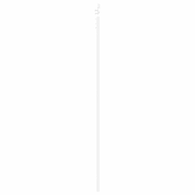 vidaXL Csúszóajtó ORKDAL Fehér 78 x 211 cm Fa és fém