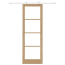 vidaXL Csúszó ajtó ORKDAL Természetes 78 x 232 cm
