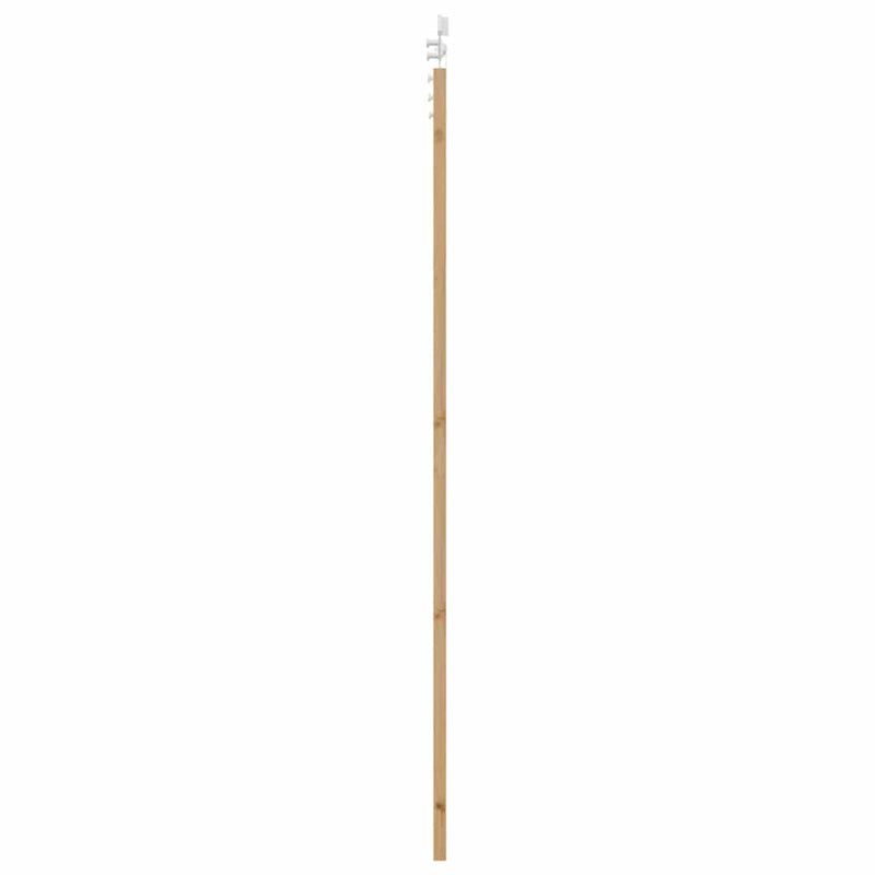 vidaXL Csúszóajtó ORKDAL Barna 78 x 232 cm Fa és fém