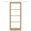 vidaXL Csúszó ajtó ORKDAL Természetes 83 x 202 cm