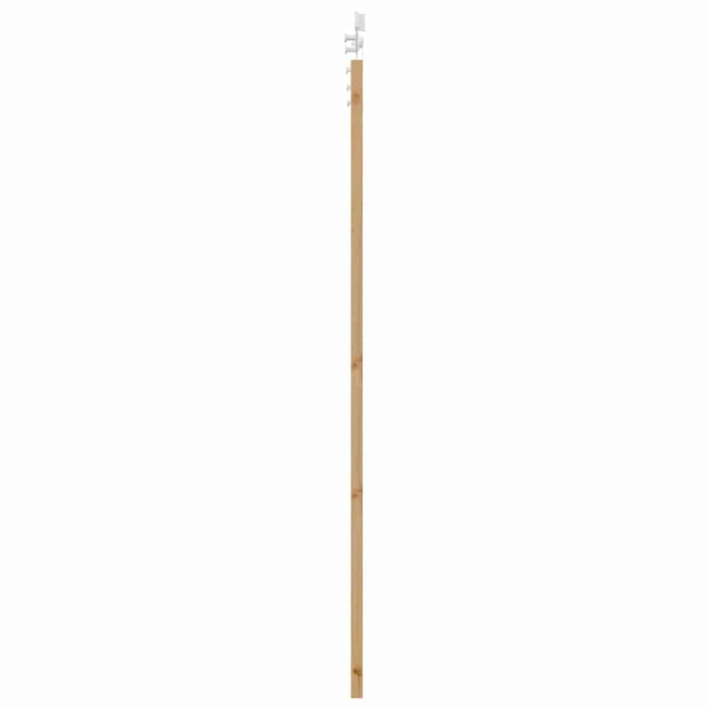 vidaXL Csúszóajtó ORKDAL Barna 83 x 202 cm Fa és fém