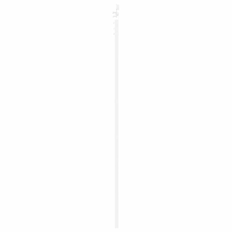 vidaXL Csúszóajtó ORKDAL Fehér 83 x 202 cm Fa és fém