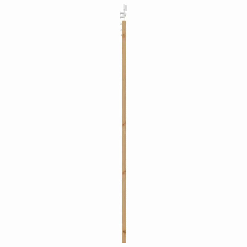 vidaXL Csúszóajtó ORKDAL Barna 83 x 211 cm Fa és fém